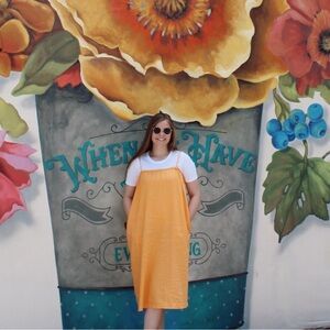 Universal Thread || Orange tank dress